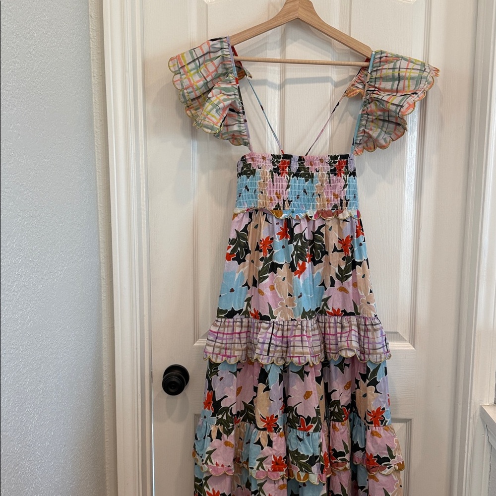 Celia B Kaira tiered floral maxi dress - Picture 4 of 16